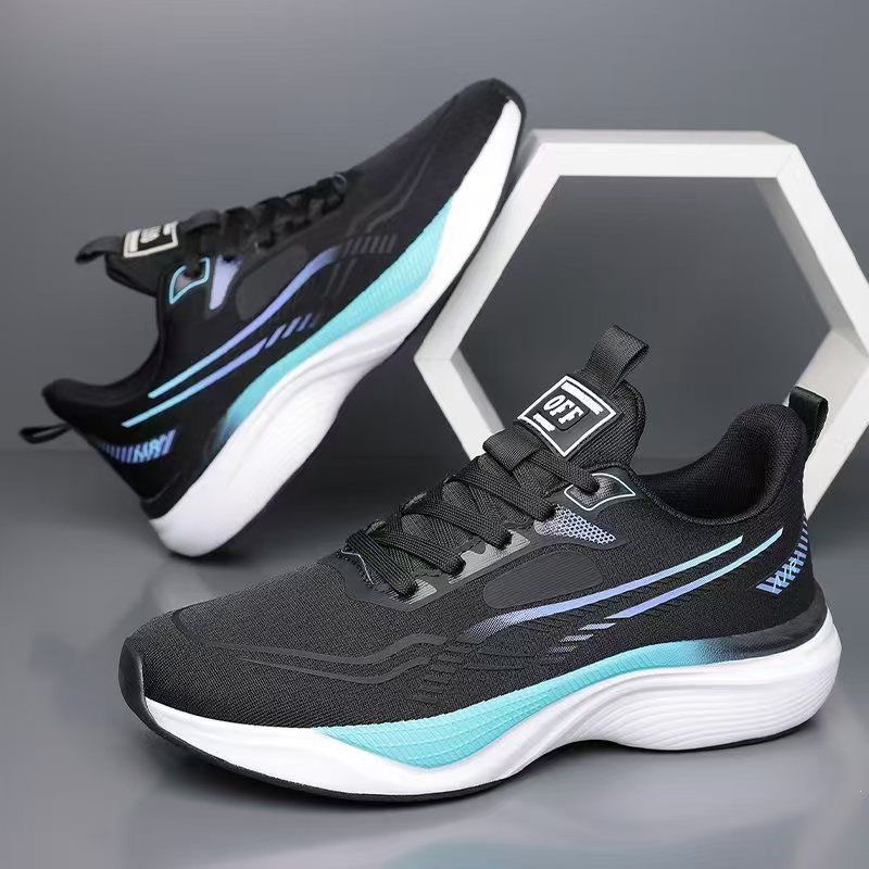 New fishwire mesh breathable sneakers for men and women, casual shoes for men and women, cold stick ultra-light soft-soled running shoes, student shoes