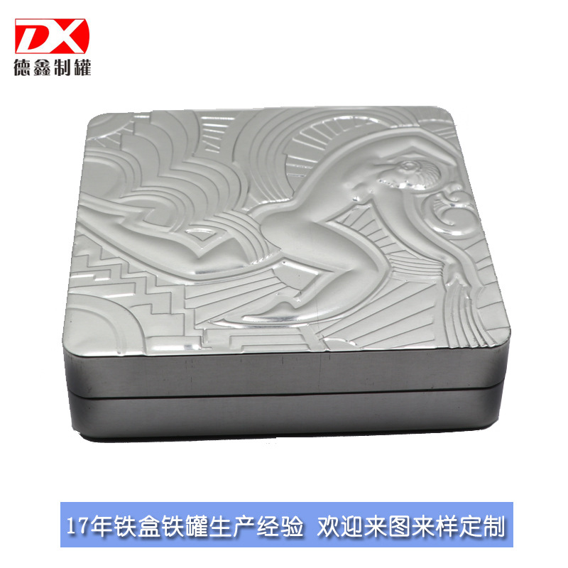 Manufacturer Supply Square Tinplate Can Universal Tinplate Tea Box Jewelry Gift Packaging Tin Box