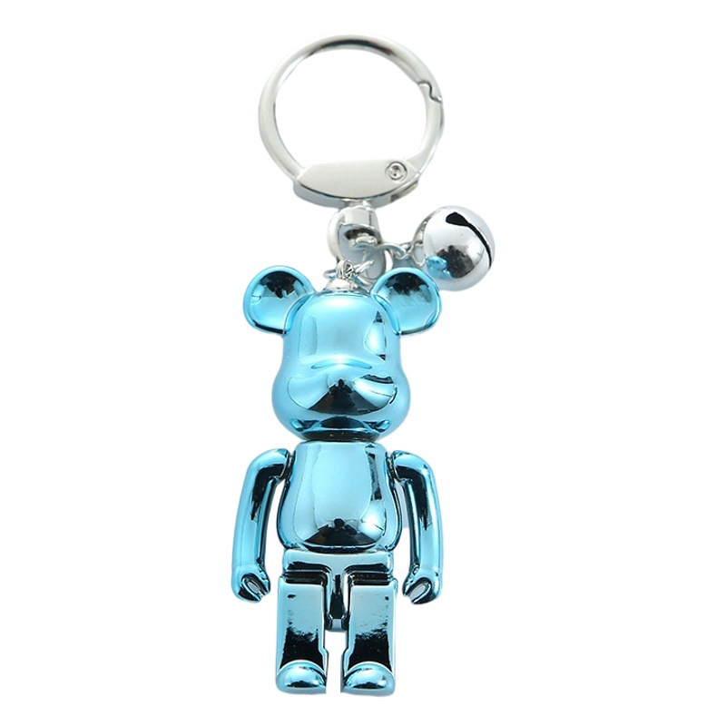 Violence Bear Hanging Cute Magic Color Bear Car Key Chain Couple Schoolbag Pendant Acrylic Keychain Wholesale