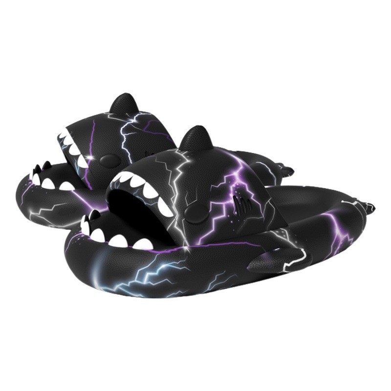 Soft Bottom Shark Slippers for Men and Women in Summer Wear Thick Bottom Home Sandals eva Couple Beach Slippers