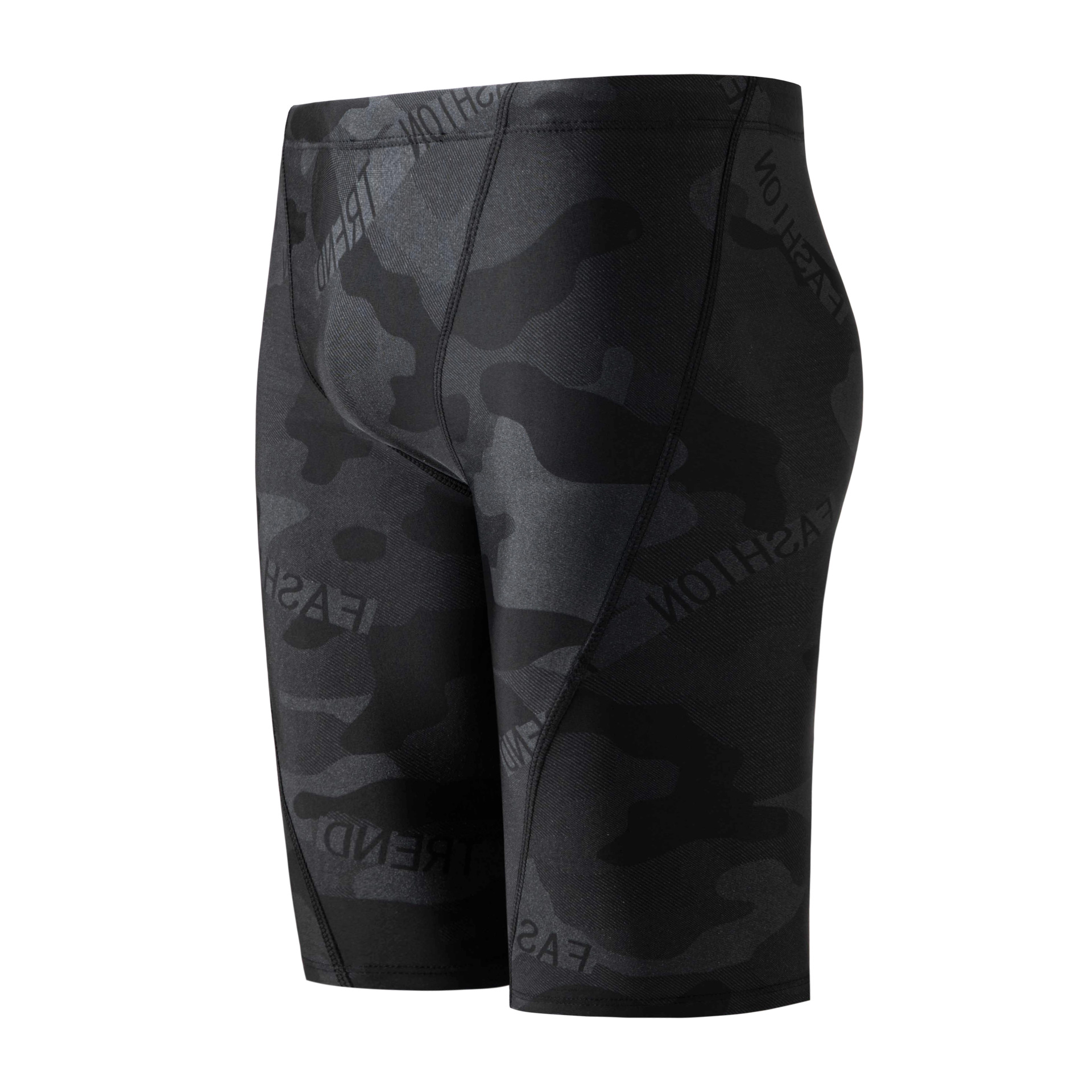 Picture of New quick-drying swimming trunks camouflage letter long shorts comfortable breathable durable swimming trunks swimming cap men's pants wholesale