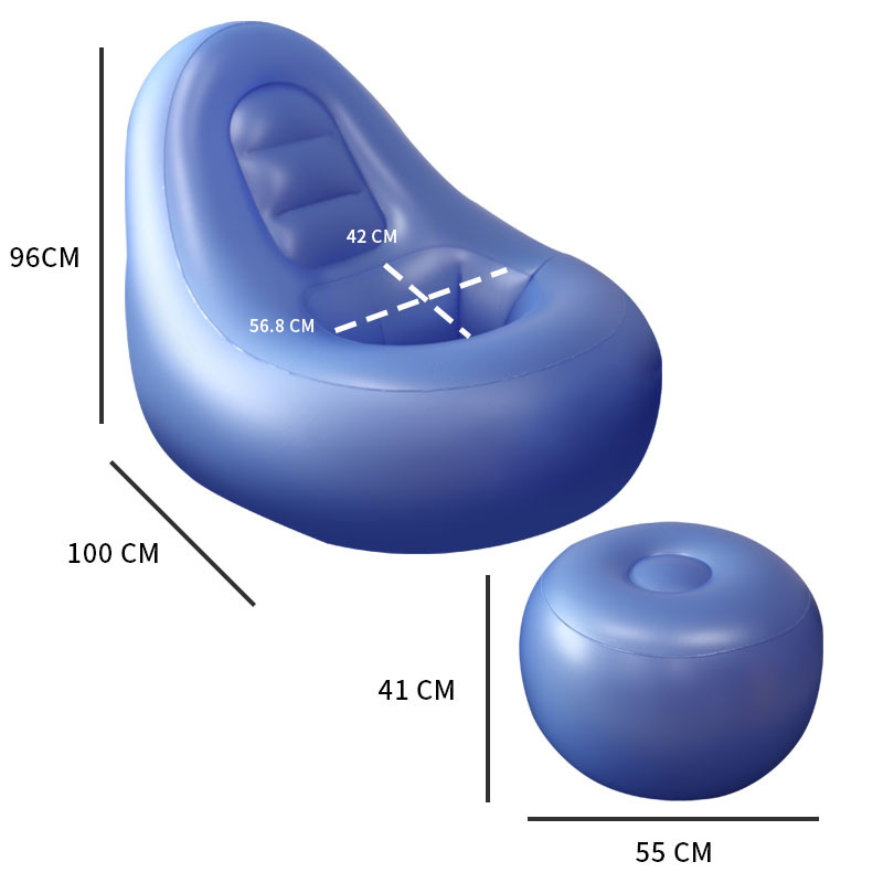 Picture of Spot Wholesale Portable Hemorrhoid Recovery Pvc Inflatable Bbl Sofa Buttocks Augmentation Postoperative Recovery Inflatable Sofa with Holes