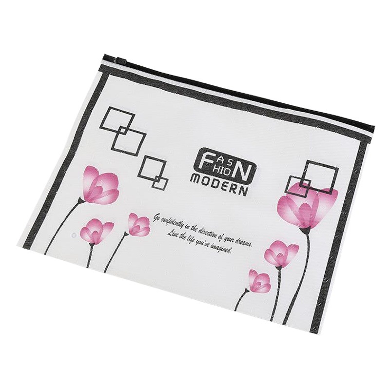 Creative perforated film zipper bag clothes pants bag clothing packaging PE plastic universal packaging bag manufacturers in stock