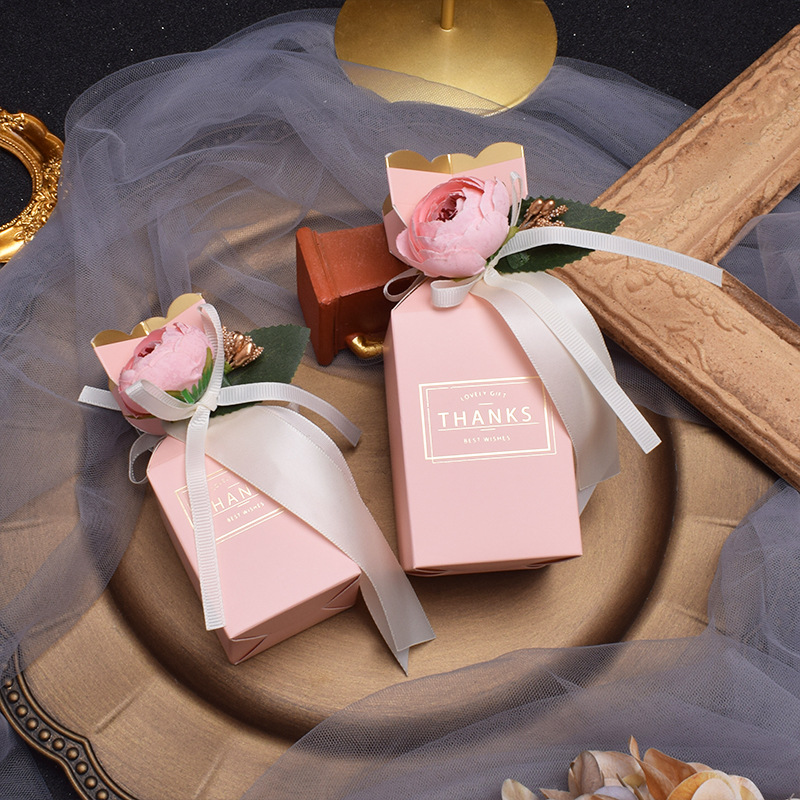 Picture of Candy Box Empty Box Special Candy Bag for Wedding Advanced Sense Engagement Gift Candy Box Candy Box Gift Box