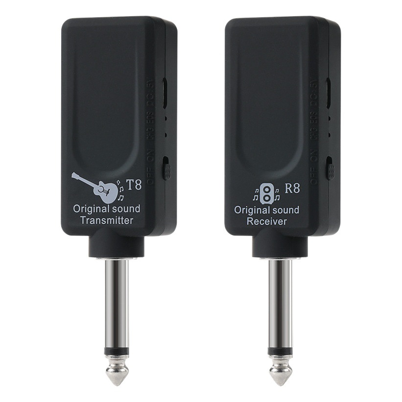 Musical instrument bass piano keyboard electric guitar electronic blowpipe saxophone speaker ring mini wireless audio transceiver