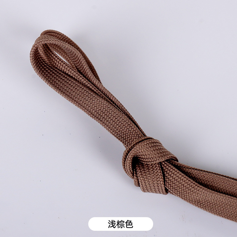 Picture of Shoelaces White Shoes Casual Shoelaces Flat Thickeneded Double Layer Fine Grain Shoelaces Ins Trendy White Pink Shoelaces Wholesale