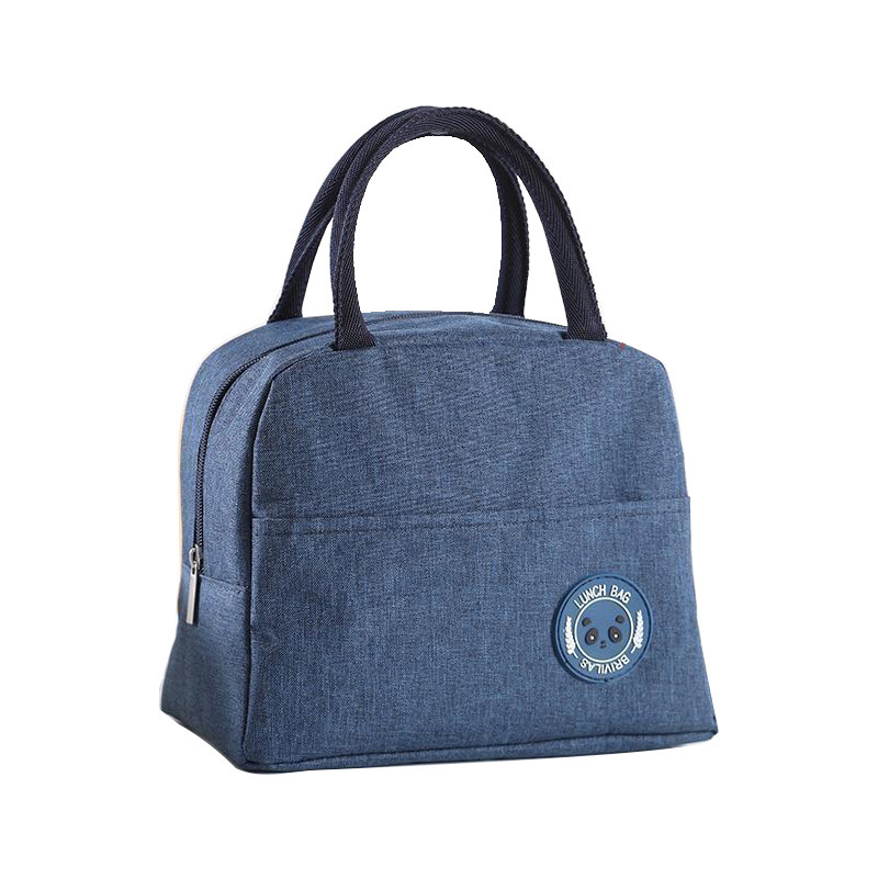 Picture of Thickened aluminum foil lunch bag office worker lunch box insulation bag handbag insulation bag with rice students large capacity wholesale