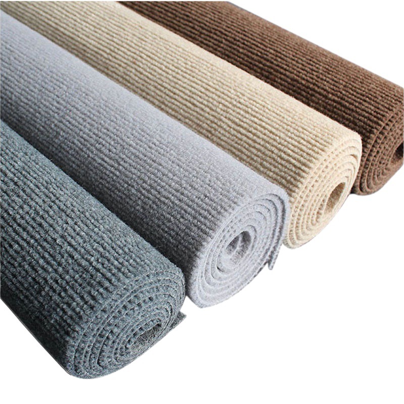 Fresh Household Full Carpet Commercial Office Living Room Bedroom Stairs Bedside Non-slip Beige Striped Carpet