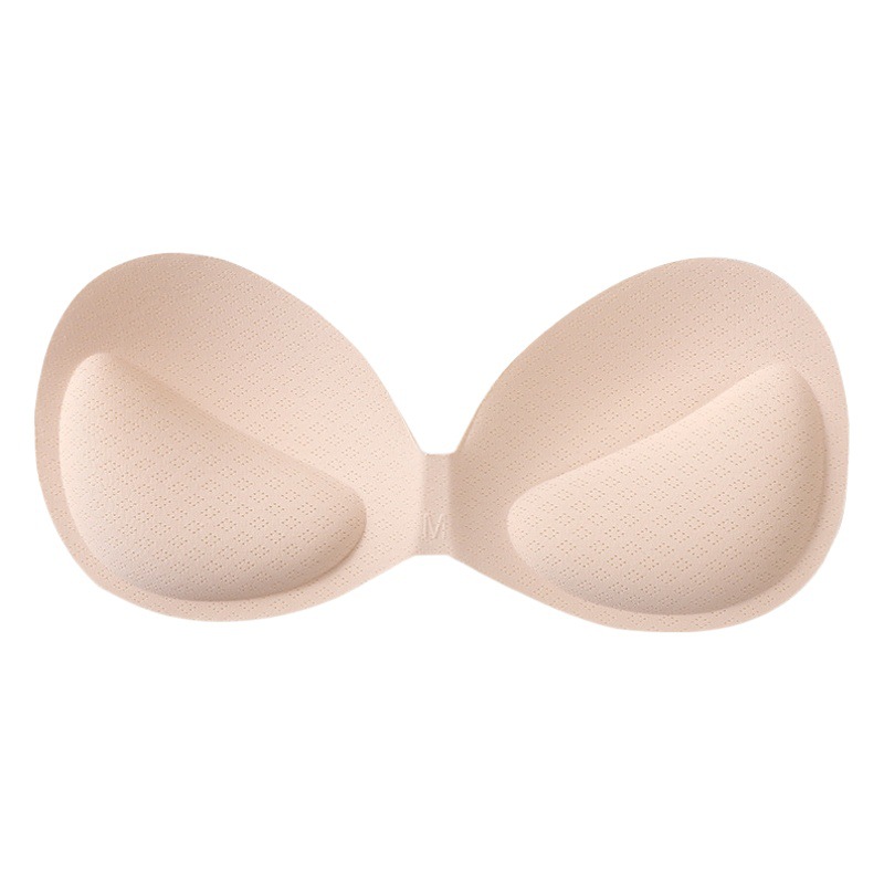 Extra Thick Imitation Latex Breast Pad Thickened Inner Pad Integrated Push-up Beauty Back Bra Ebony Pad Small Chest Underwear Bra Pad