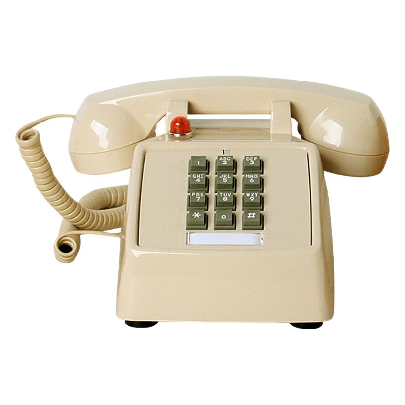 Bit HA25T Metal Ringtone Antique Telephone Hotel Guest Room Homestay Hotel Vintage Old-fashioned Home Fixed Phone