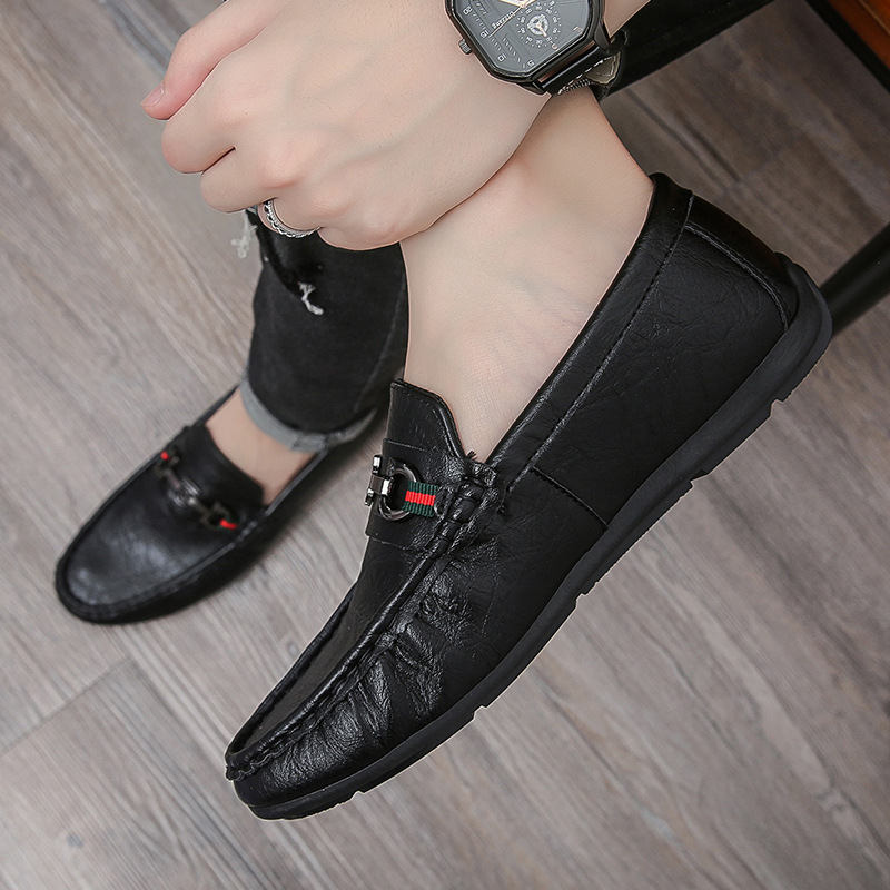 Picture of Autumn New Casual Shoes for Men, Comfortable and Breathable Loafers, Fashionable Bean Shoes for Men, Versatile Lazy Shoes for Men