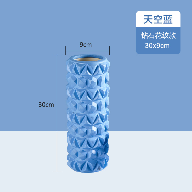 Picture of Factory sales hollow yoga column Mace EVA foam shaft muscle relaxer fitness massage stick roller barrel