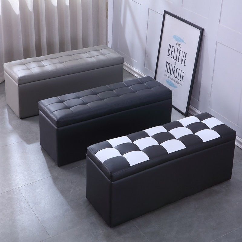 Clothing Store Sofa Stool Long Storage Fitting Room Stool Rest Stool Doorway Shoe Changing Stool Storage Stool Can Sit Pond