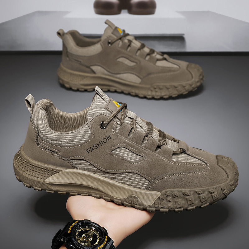 Cross-Border Men's Shoes, Outdoor Casual Sports Shoes, Mesh Breathable Lightweight Outdoor Hiking Shoes, Men's Labor Protection Work Shoes, Men's