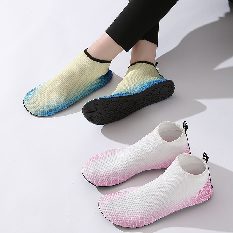 Indoor Fitness Shoes Women's Skipping Training Skipping Rope Quiet Non-slip Home Soft Bottom Breathable sneaker Middle Tube Yoga Shoes