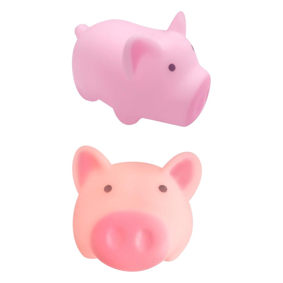 Cartoon soft cute pink piglet toy vent piglet pinch music pinch call vent toy gift