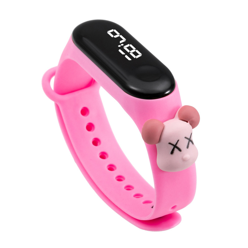 Factory wholesale new led electronic watch gift plastic children's bracelet watch led student nfc access control electronic watch