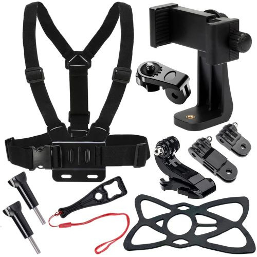 Picture of Sports camera chest strap mobile phone chest first person vision shooting headband bracket electric motorcycle riding chest strap