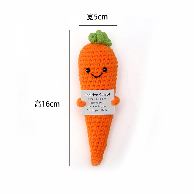 Picture of Cross-Border Hot-Selling Wool Crochet Positive Energy Potato Knitted Wool Cucumber Positive Energy Wool Crocheted Doll Finished Product