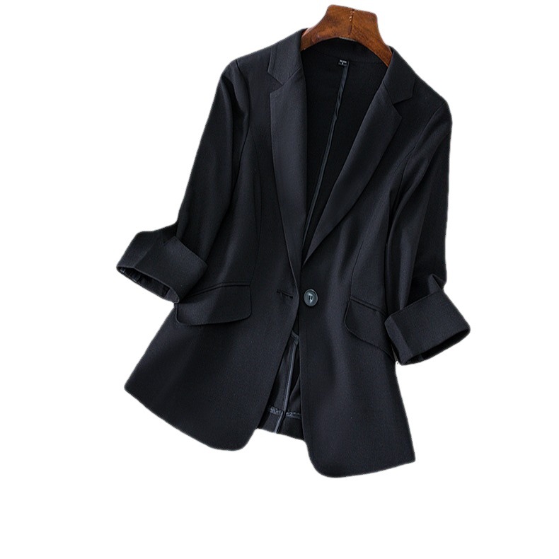 Picture of Small Suit Jacket Women's Three-Quarter Sleeve Spring and Summer New Korean Style Slim Fit Suit Women's Top