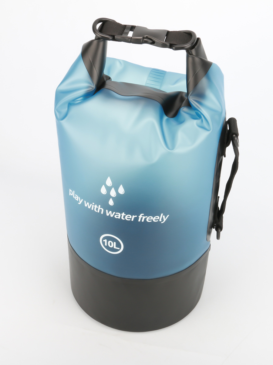 New Waterproof Bag PVC Coating Material Waterproof Barrel Storage Bag Seaside Swimming Traceway Drifting Large Capacity Portable