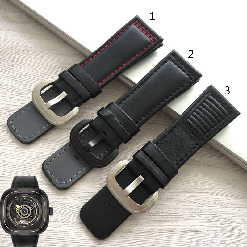 Suitable for seven Fridays watch accessories Q2/M1/P1V1/01 matte leather strap cowhide strap for men