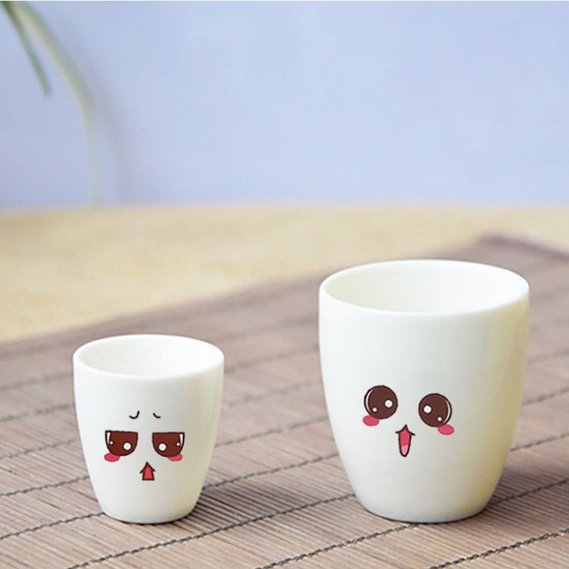 Picture of Cute facial expression Cup stickers self-adhesive stickers kindergarten reward stickers hand account stickers note book cartoon stickers