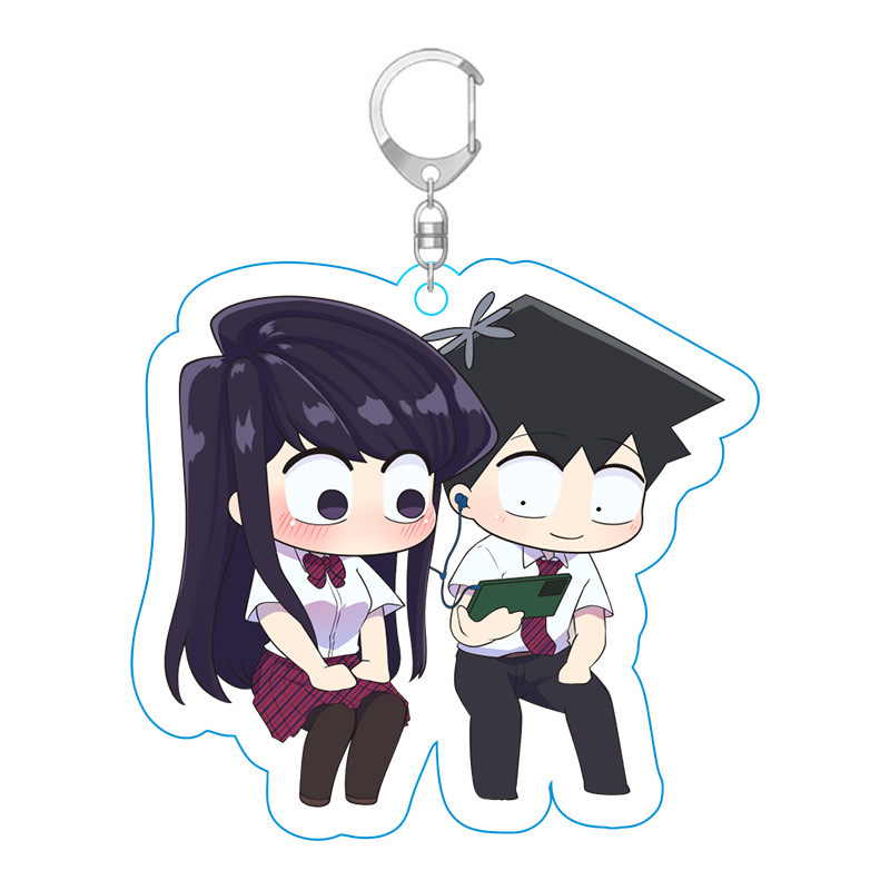 Picture of Ancient students have communication disorders animation surrounding only wild people key chain acrylic key chain hanging