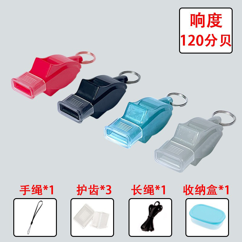 Seedless Dolphin Whistle Referee Sports Basketball Game Rescue Outdoor Training Plastic Lanyard Command Treble