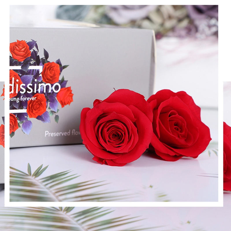 Special price Yongsheng flower rose 4-5cm flower head 8 packed in a box of domestic decorative DIY material bag with Yongsheng machine