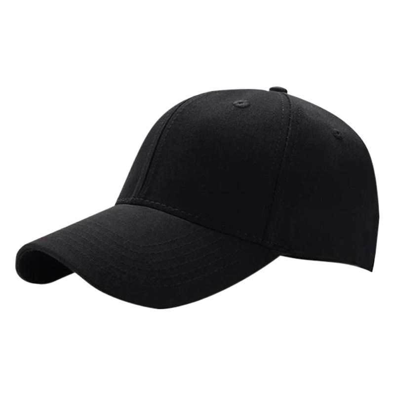 Hat ladies solid color light plate black men's cap sunshade baseball spring and summer outdoor cap