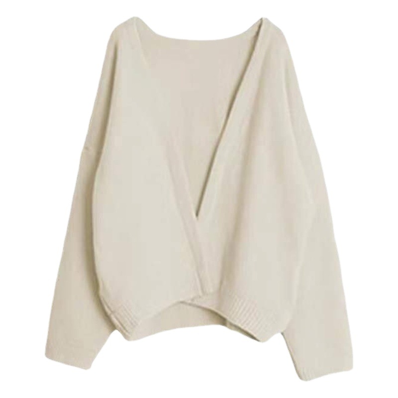 Spring New Korean Style Very Fairy Lazy Style Loose Sweater Jacket Female Student Yellow Knitted Cardigan 2025