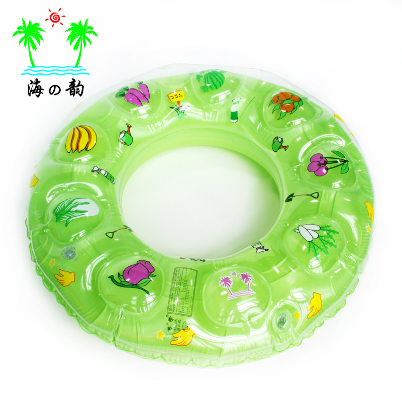 Picture of Haiyun Pvc Inflatable Kidsren's Swimming Ring Lifebuoy Thickeneded Single-Layer Double Air Bag Swimming Ring Inner Flange Manufacturer Wholesale