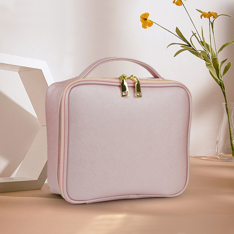 Picture of Cross-border Hot Sale High-value Travel Portable Cosmetic Bag Large Capacity PU Leather Cosmetic Case cosmetic Bag