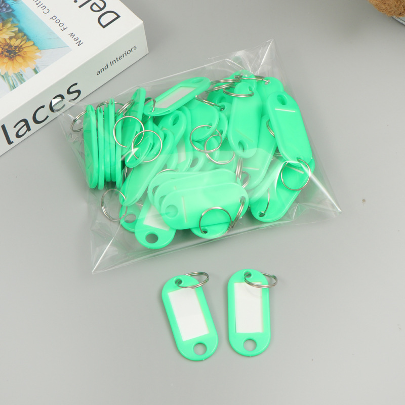 Picture of Cross-border plastic pp key card rental room hotel key tag classification tag mark key chain