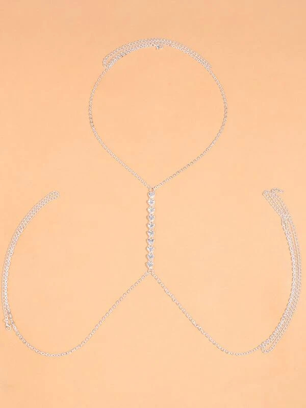 Picture of Simple Single-layer Chest Accessories Shiny Sexy Underwear Show Wear Matching Accessories Beach Body Chain Cross-border