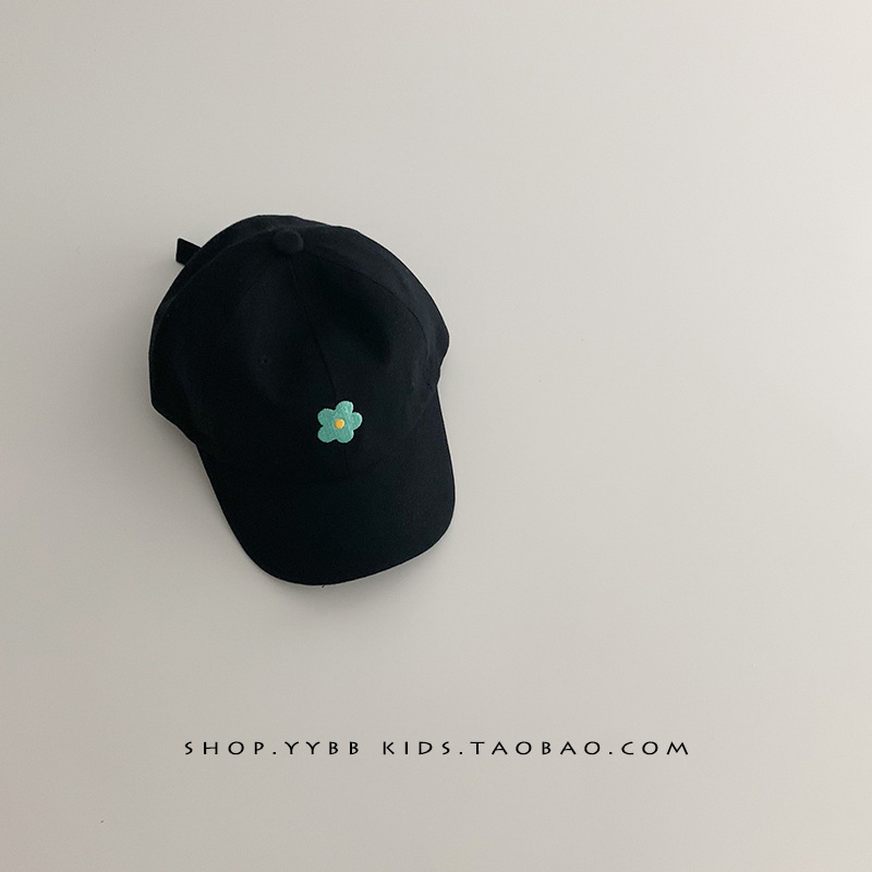 Picture of Children's Hat Spring and Autumn New All-match Cute Little Flower Baby Cap Winter Windproof Baseball Cap Trendy for Boys and Girls