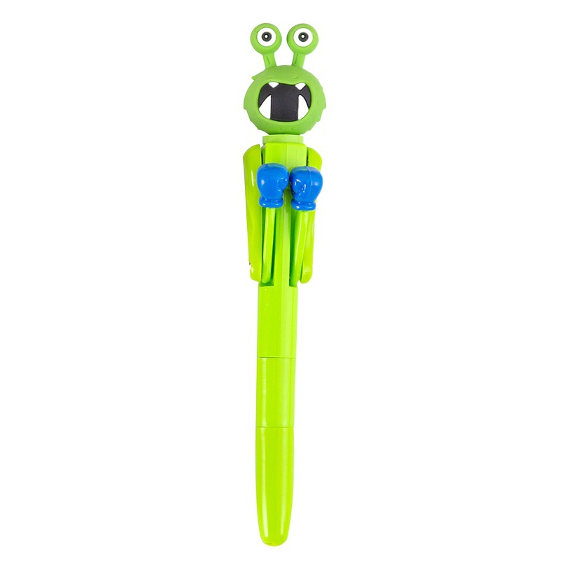 Creative boxing ballpoint pen personality funny student interactive decompression blue ballpoint pen Halloween Christmas stationery