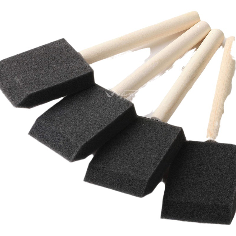 Sponge Brush Cross-Border Art Wall Painting Paint Foam Brush Graffiti Watercolor Acrylic Paint Brush Creative Painting Brush