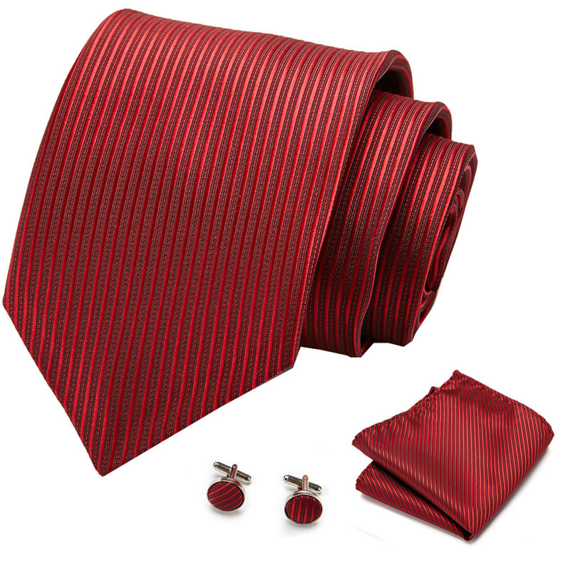 Picture of New Tie in Stock Cross-Border Hot Selling Tie Manufacturer Business Men's Formal Tie Set Ready-Made Fashion Accessories