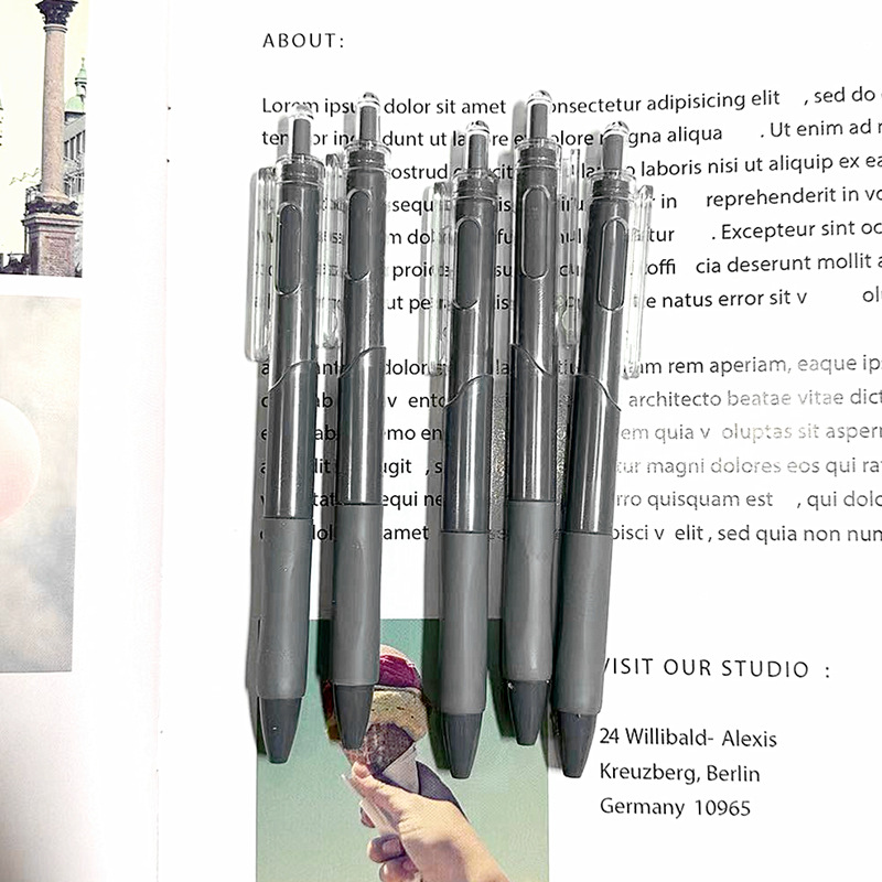 Picture of High Yan value st head brush pen small white pen gel pen office supplies student stationery sign Pen press pen wholesale