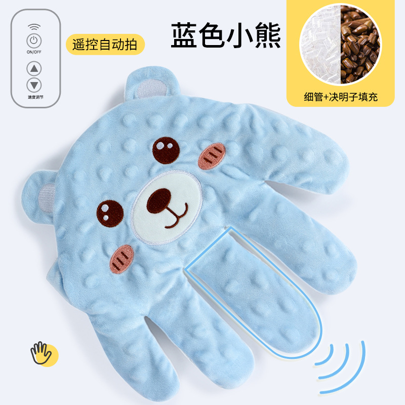 Picture of Baby slap sleep soothe palm to coax sleep baby lie sleep coax baby sleep independently hug sleep slap ass slap