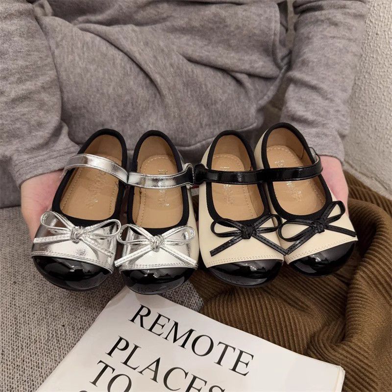 Little Girl Baby Girl Spring & Fall Princess Style Girls' Shoes 2025 New Flats Soft Sole Non-Slip Shoes 1-3
