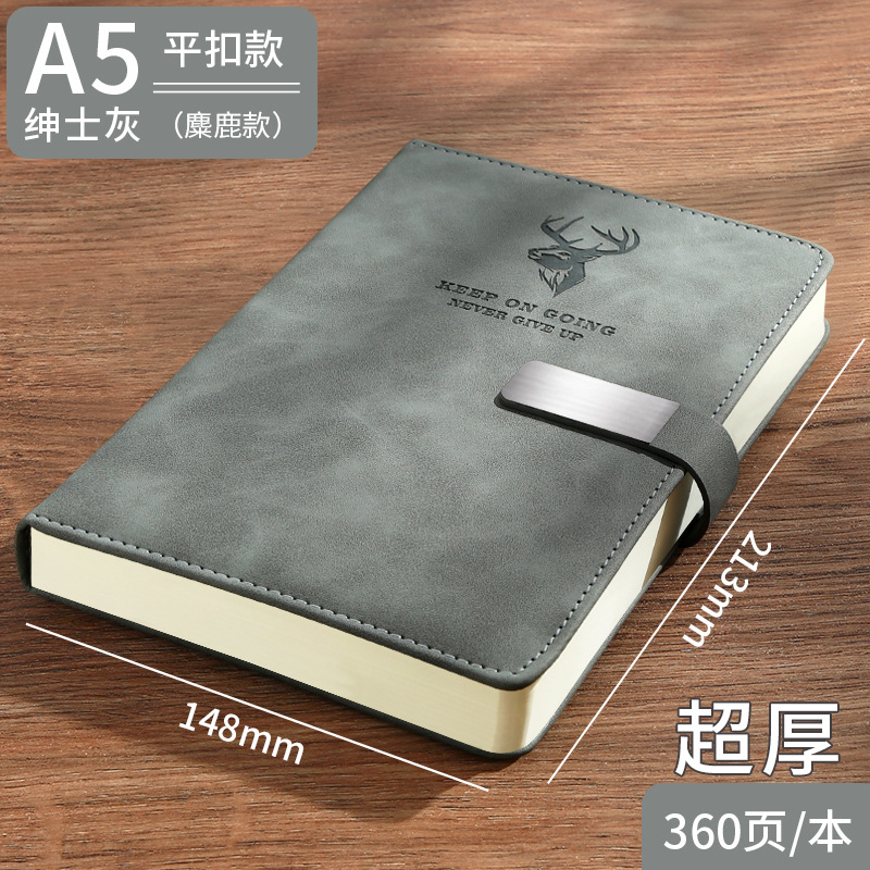 Picture of High-Looking A5 Notebook Imitation Leather Hand Ledger Thickeneded Conference B5 Simple Business Notepad Custom Logo
