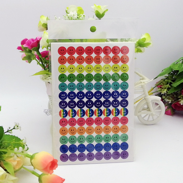 Picture of Spot smiley stickers children's kindergarten reward stickers color digital alphabet sticker sticker wholesale