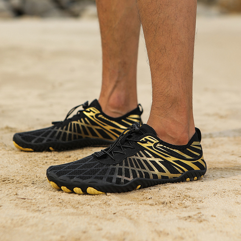 New Beach Swimming Wading Snorkeling Surfing Five-Finger Non-Slip Tracing Shoes Breathable Fitness Yoga Rope Skipping Running Shoes