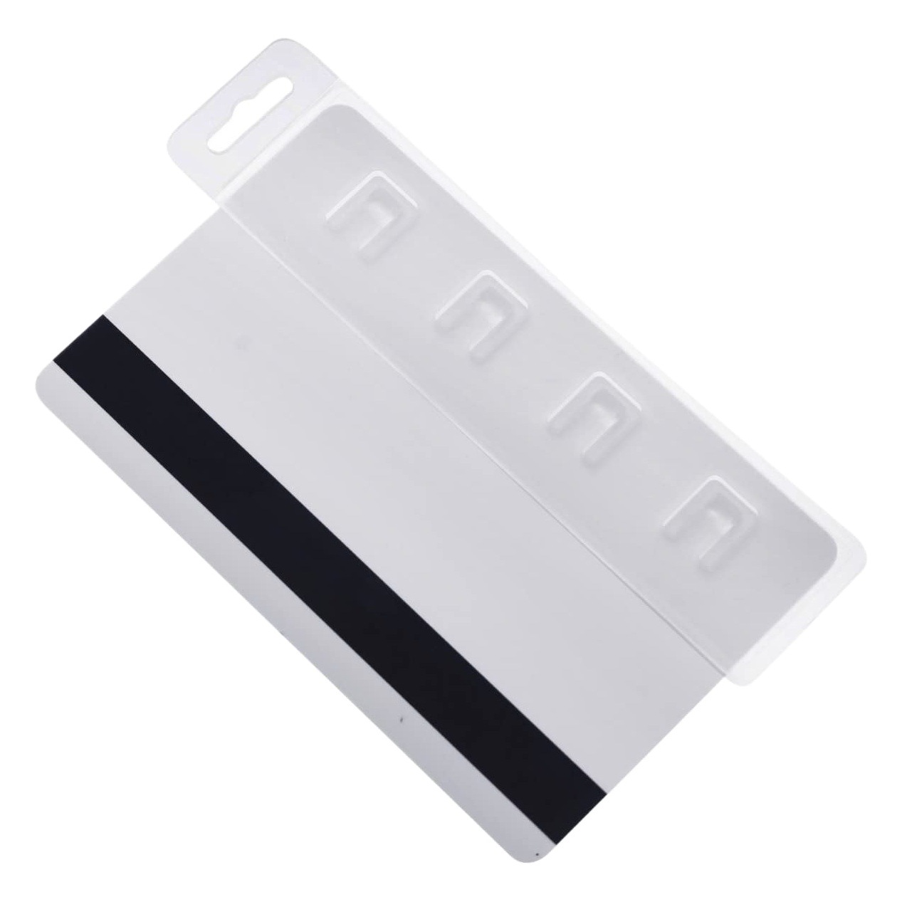 Horizontal Transparent Frosted Hard Plastic Card Holder Vertical Half Card Brush PS Plastic ID Card Credit Card Holder