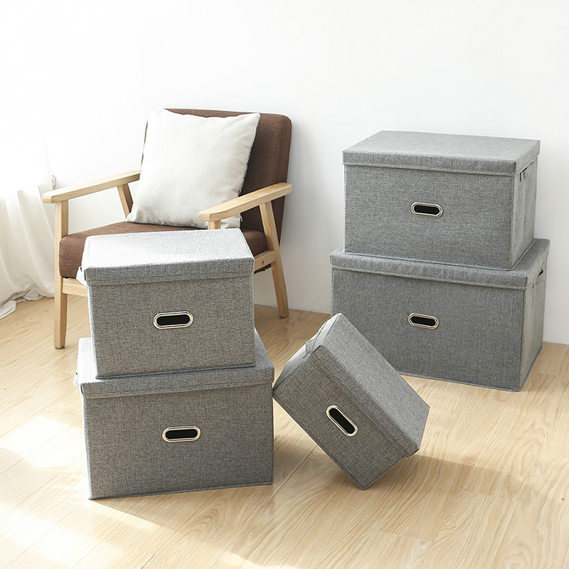 Picture of New Cotton and Linen Underwear Storage Box Drawer Type Fabric Finishing Box Storage Box Quilt Finishing Box Car Storage Box