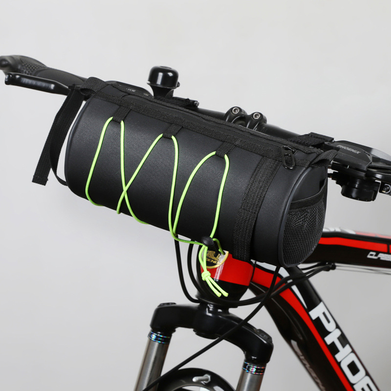 Mountain Bike Bicycle Front Crossbeam Package Tube Package Cylinder Head Package Waterproof Large Capacity Multifunctional Riding Equipment
