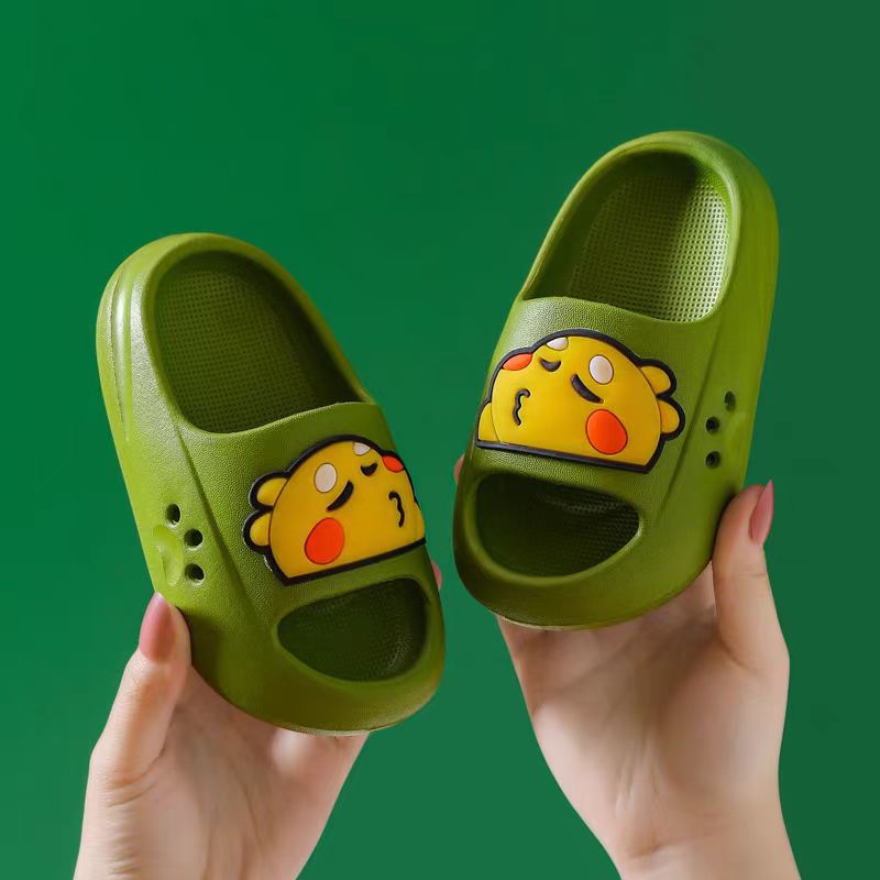 Picture of EVA Children's Slippers Cute Cartoon Boys and Girls Baby Children's Bean Shoes Big Children's Parent-Child Summer Slippers